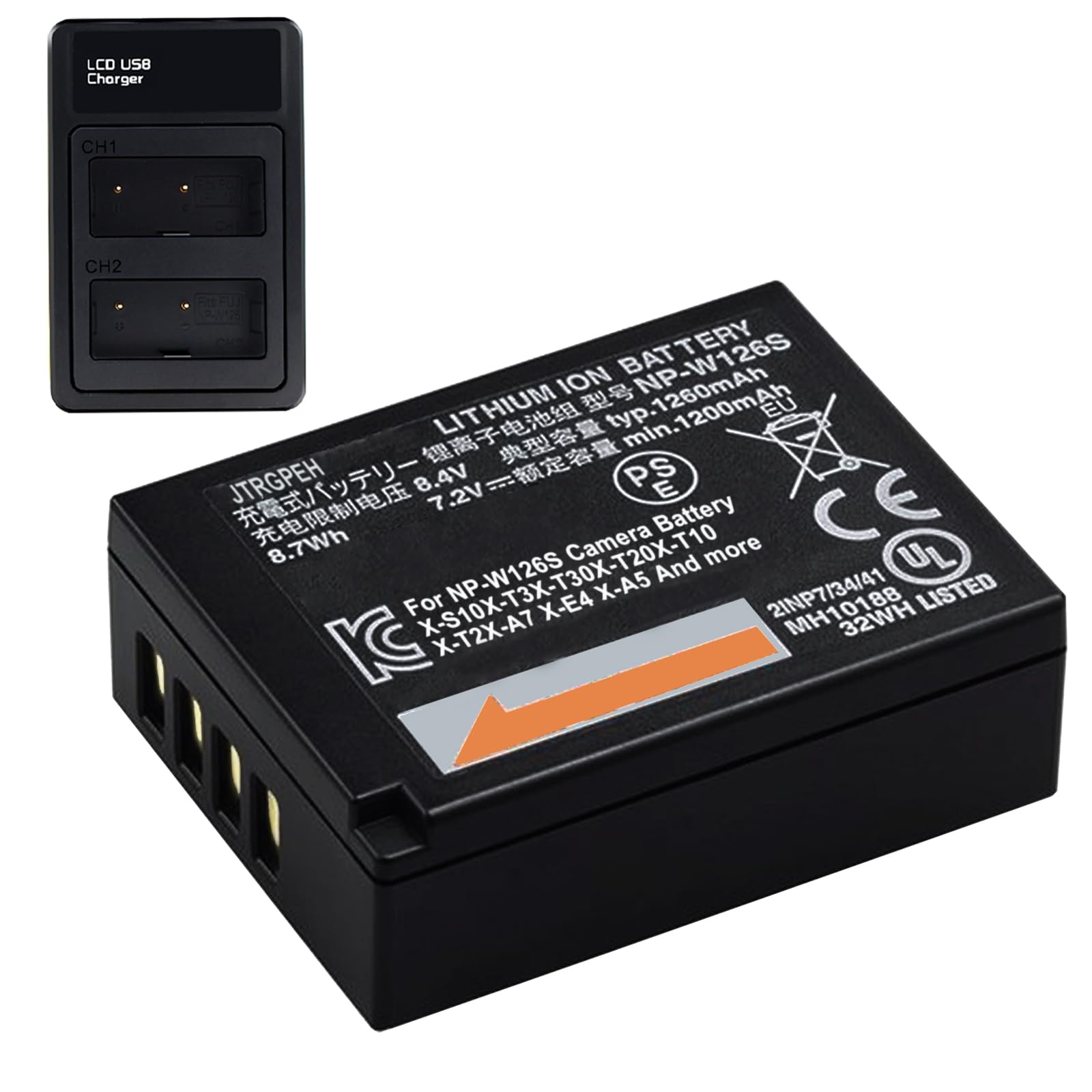 Amazon.com: for Fujifilm Battery, NP-W126S Replacement Battery and